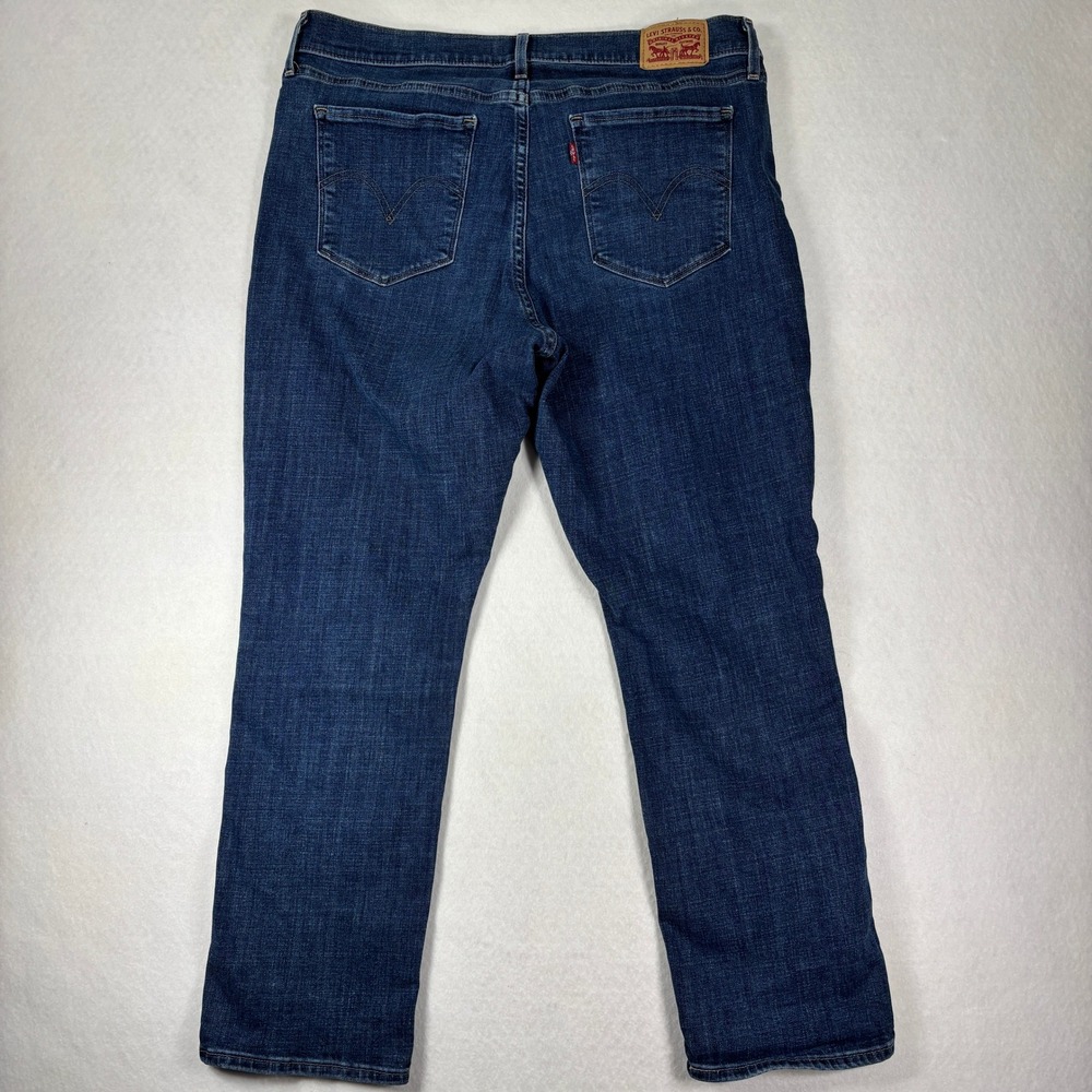 Levi's Classic Straight Jeans 14S W32 L28 Mid‎ Rise Denim - Picture 2 of 12